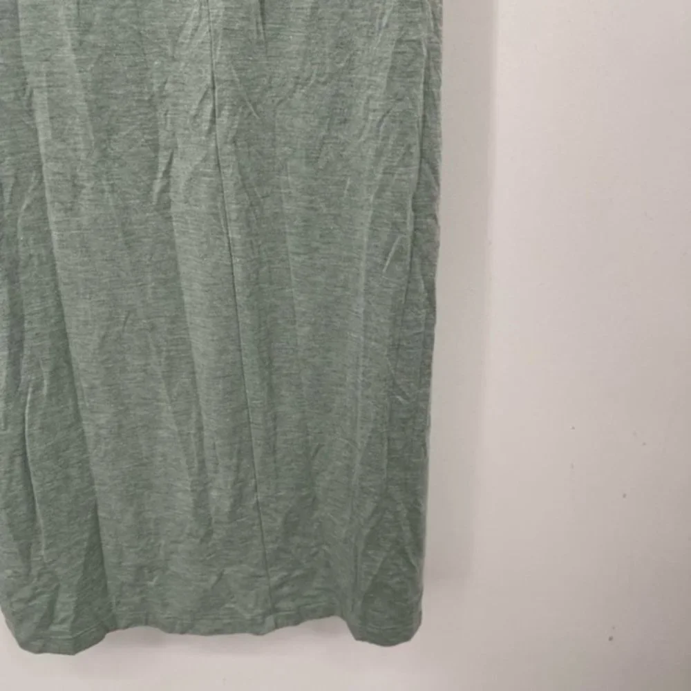 Athleta Santorini Support Green Women Large V Neck Mini Tank Athleisure Dress - Picture 4 of 7